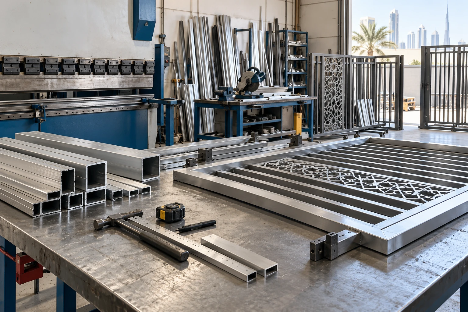 Representative metalworking equipment and profiles