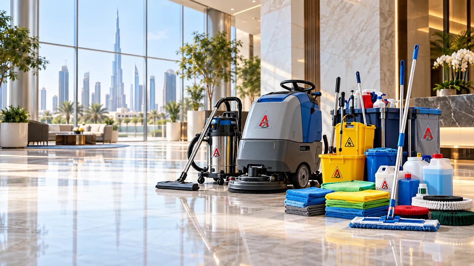 Cleaning machines and materials
