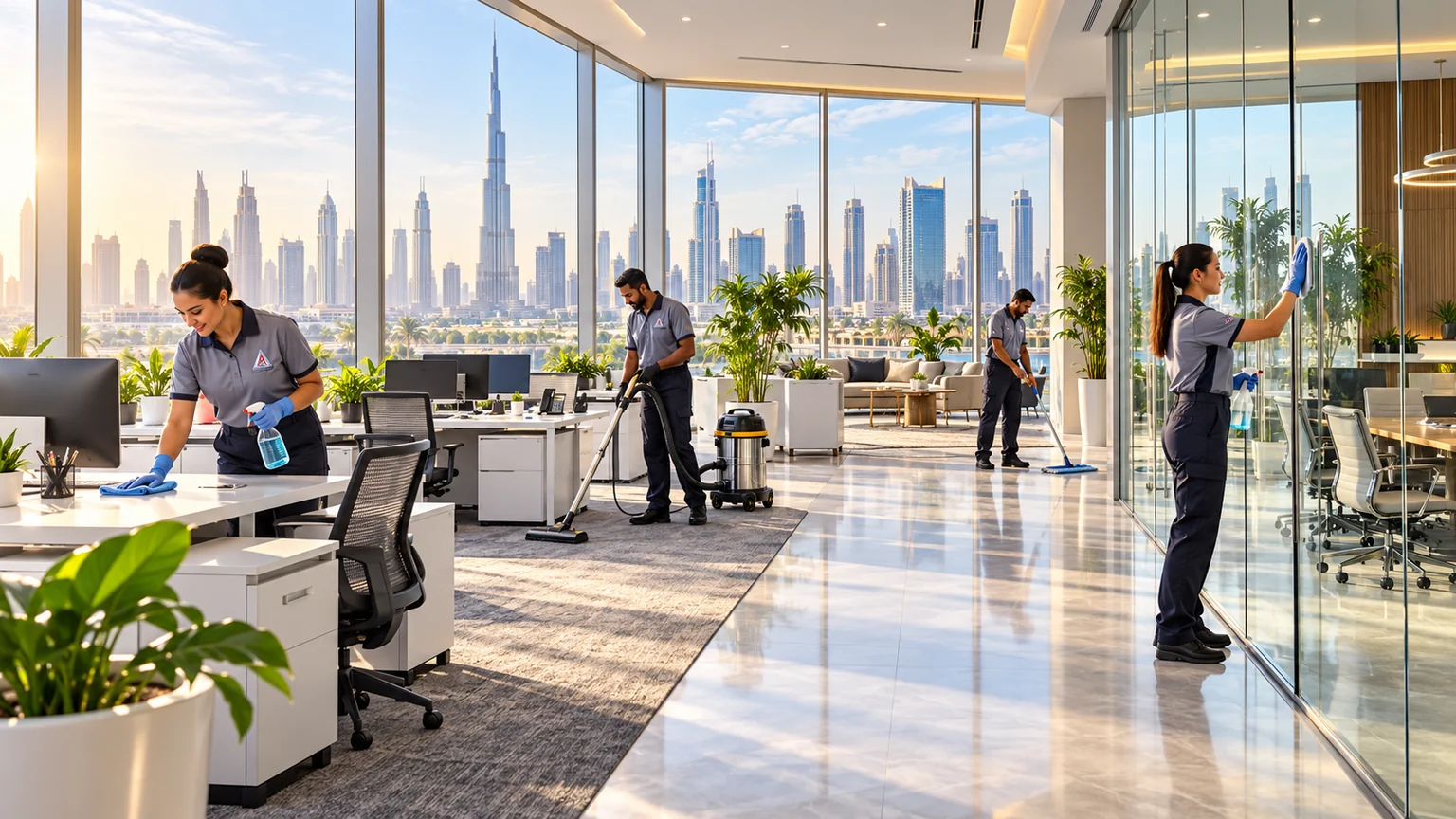Cleaning teams, equipment and support for the spaces people use every day.
