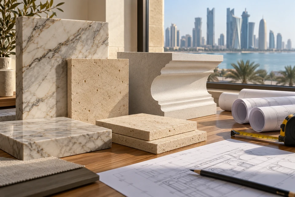Architectural materials and project drawings