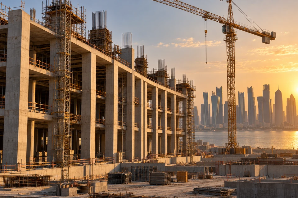 Architectural perspective in Qatar