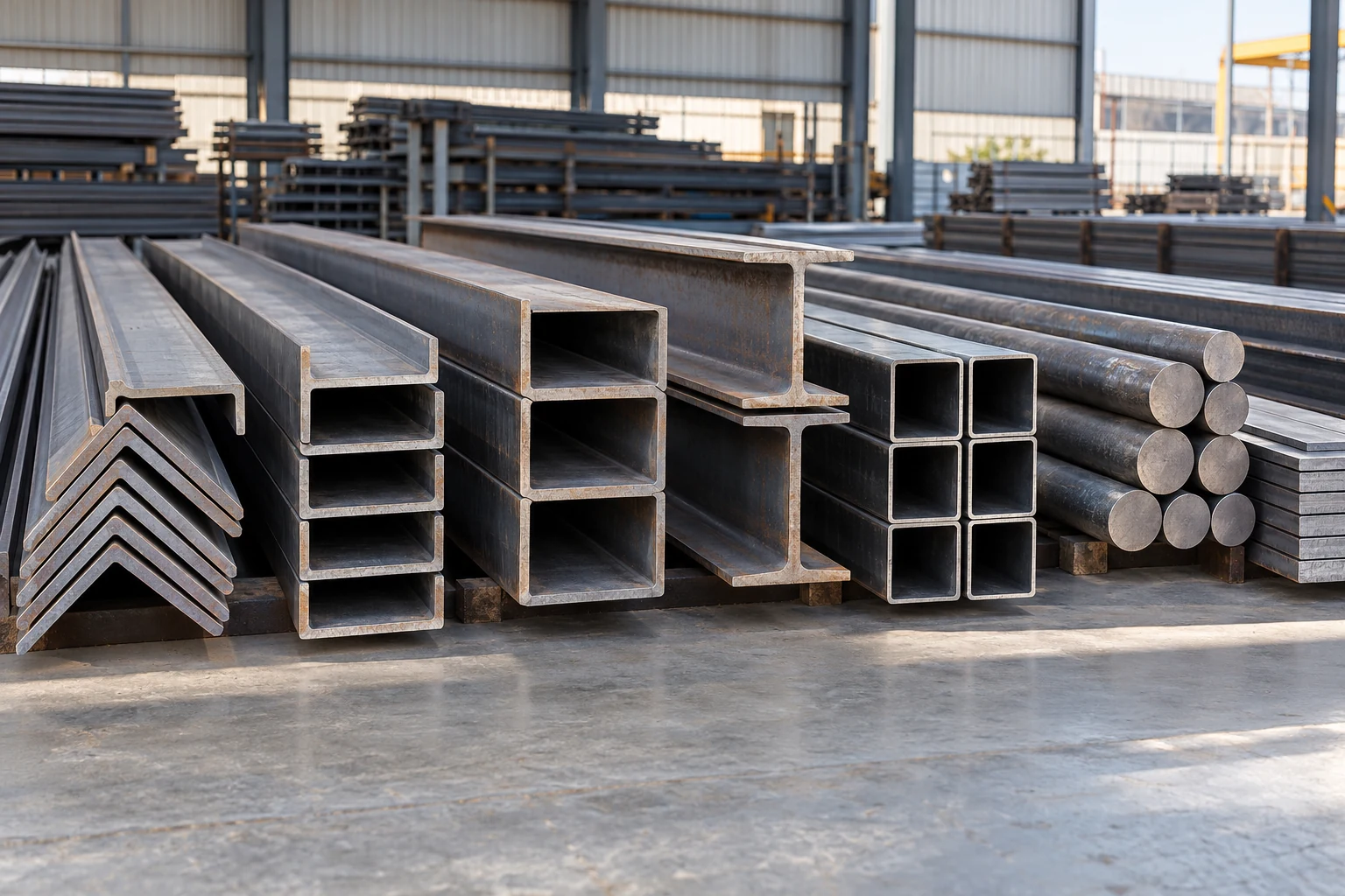 Illustrative structural steel materials