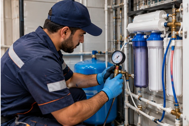 AC maintenance and water filter maintenance