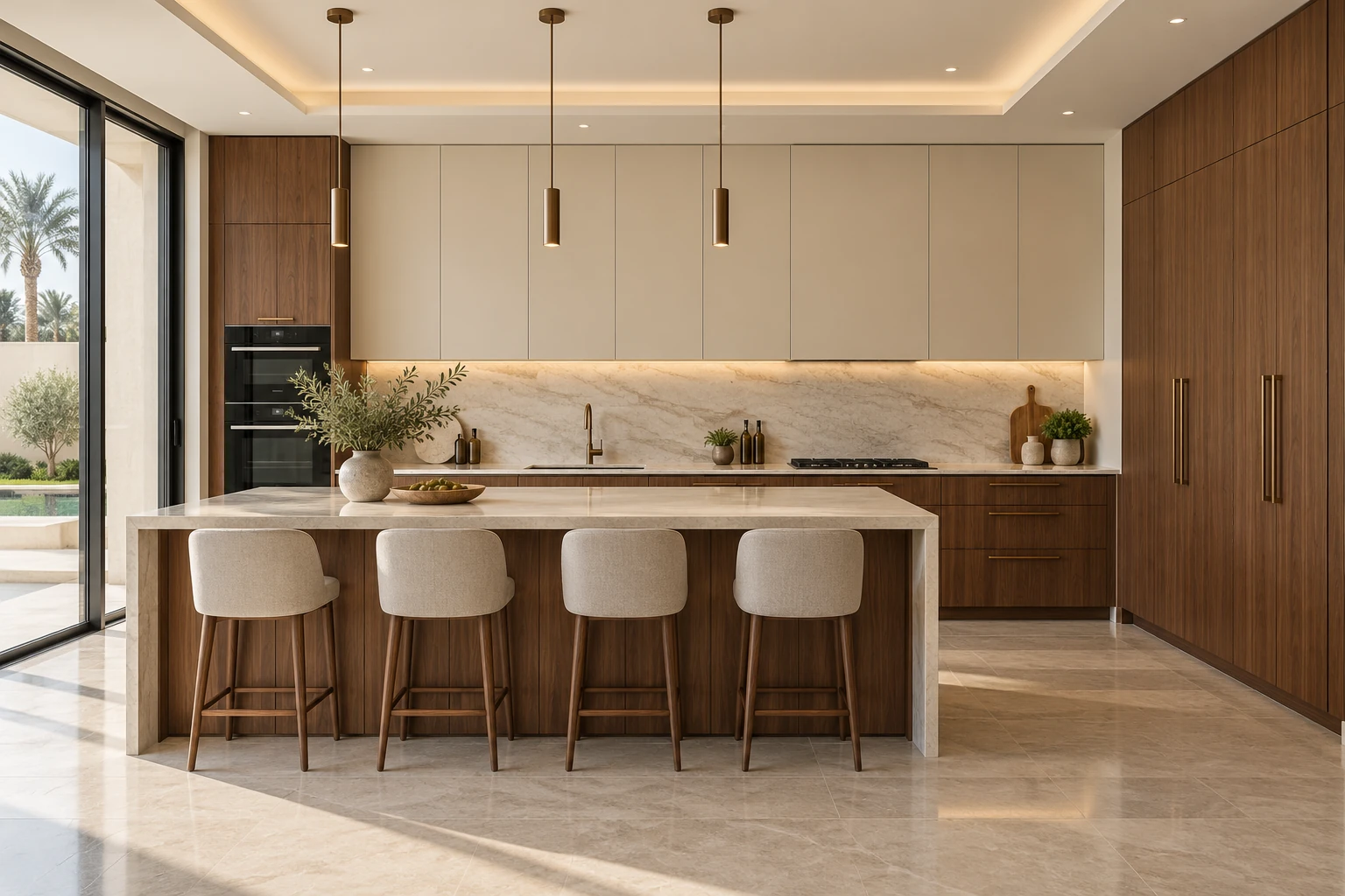 Aluminium, glass and interior design inspiration — illustrative design