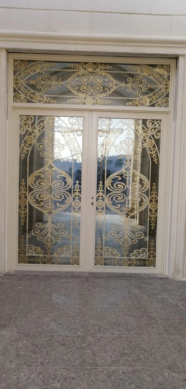 Cast aluminium work detail