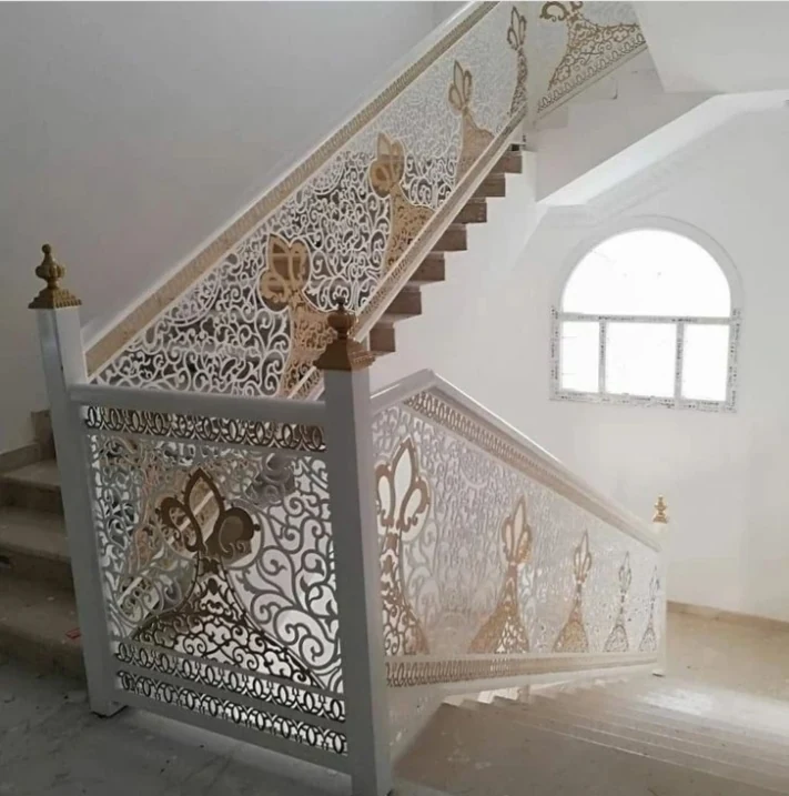 Decorative stair railing