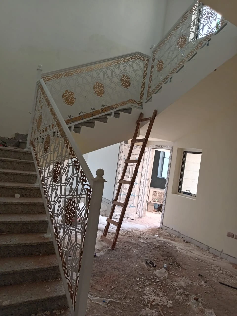 Stairway metalwork