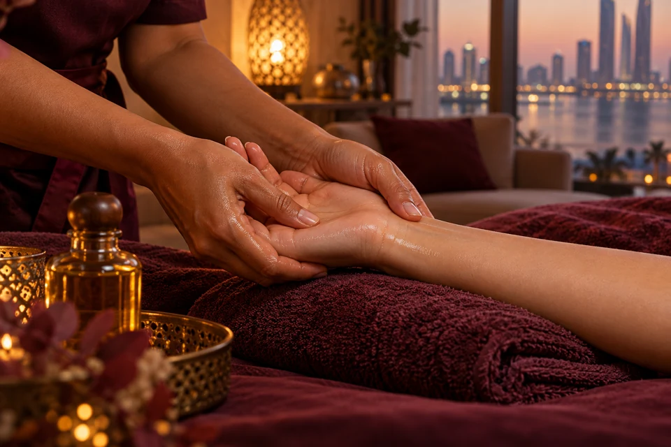 Massage & Motherhood service imagery