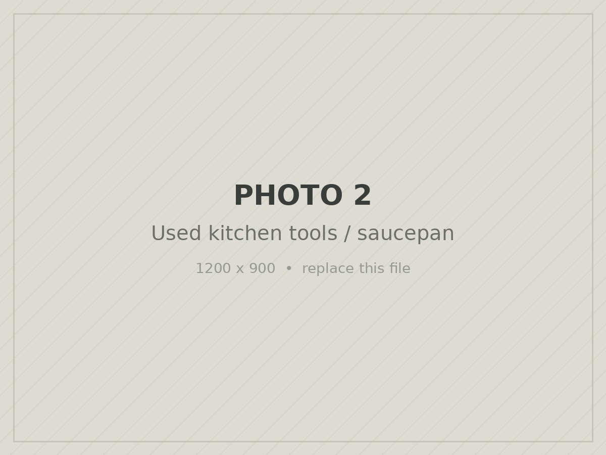 Used Kitchen Tools