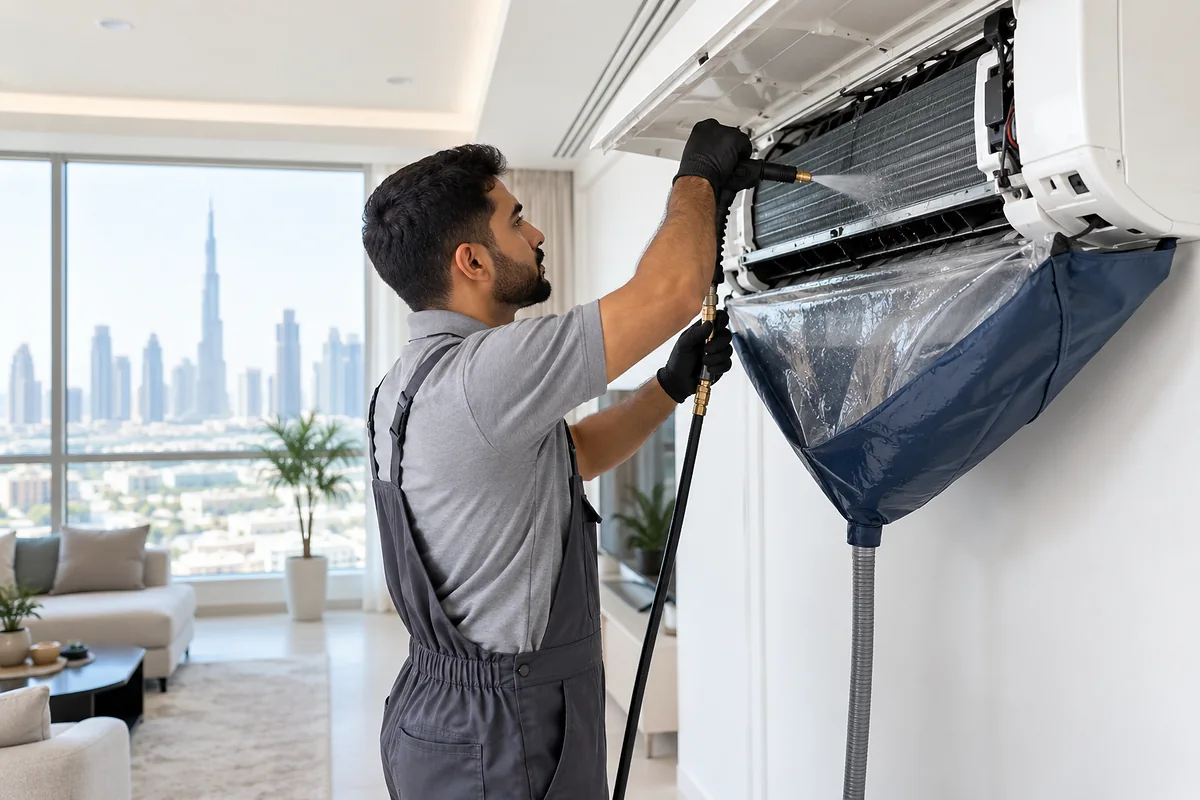 Representative scene for AC Cleaning service