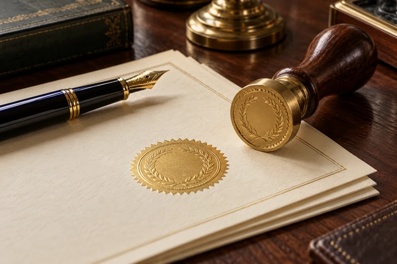 Illustrative Certificate Attestation scene