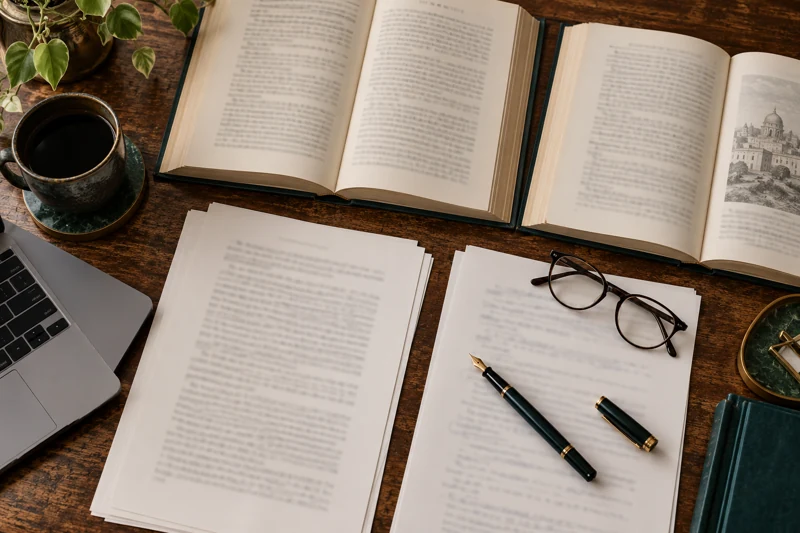 Illustrative Translation Service scene