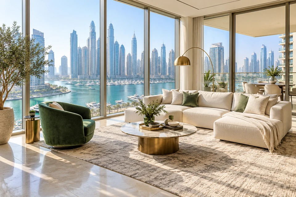 A pristine contemporary Dubai holiday apartment