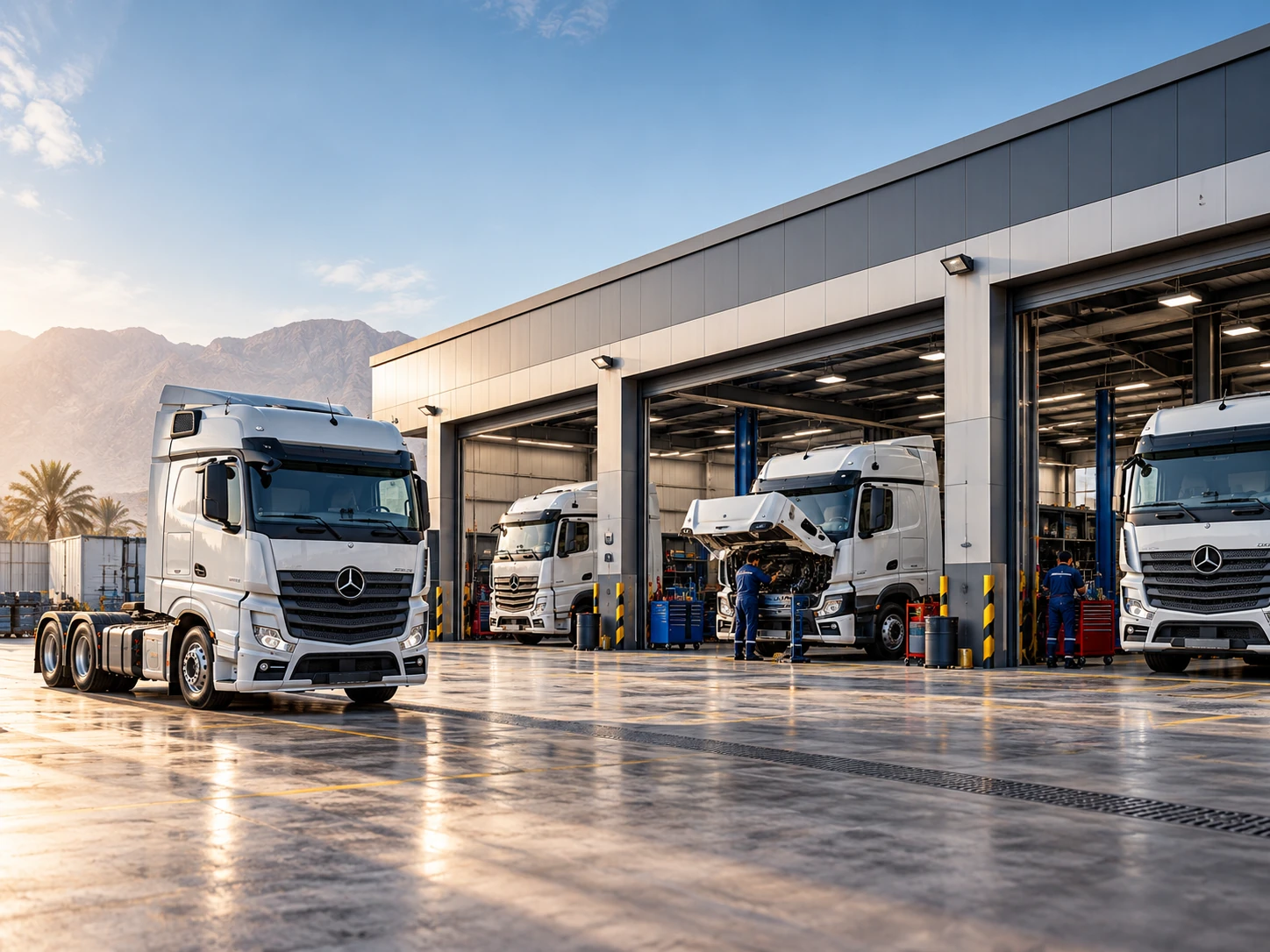 Truck workshop