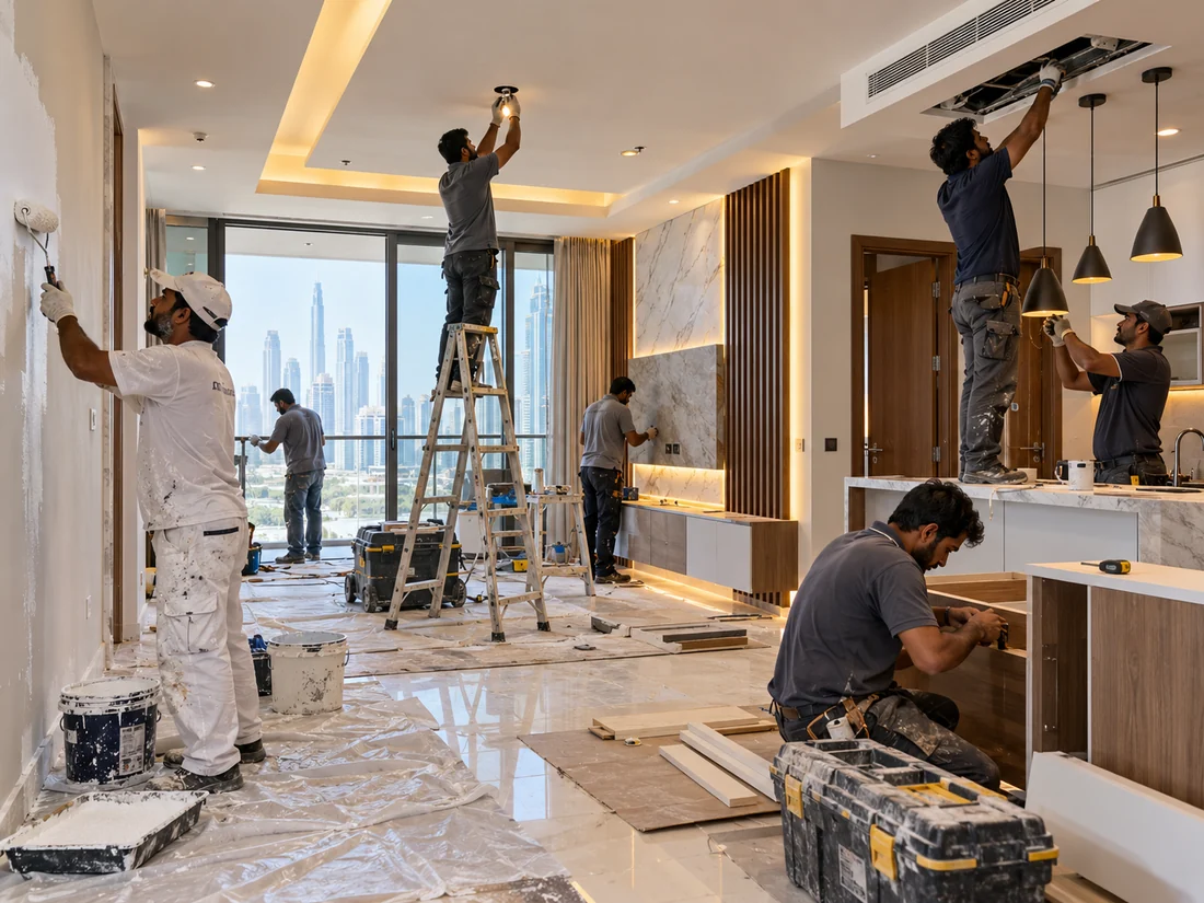 Interior renovation and finishing