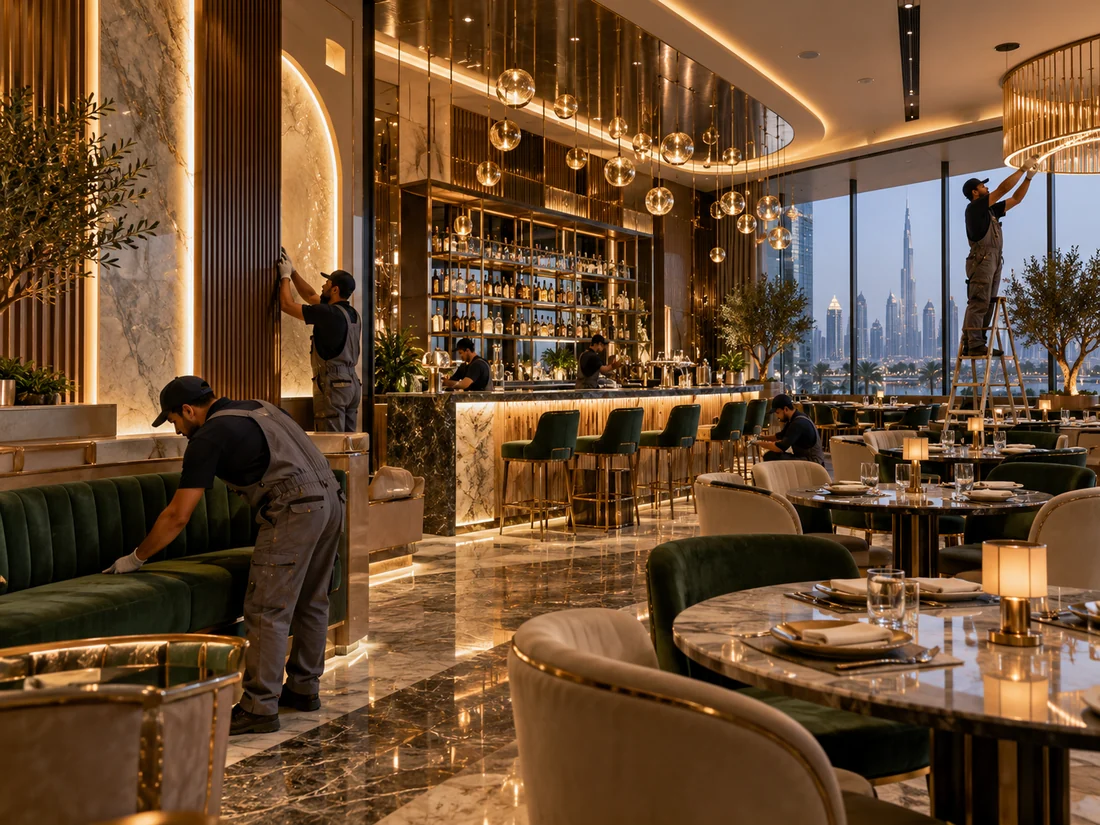 Restaurant interior details