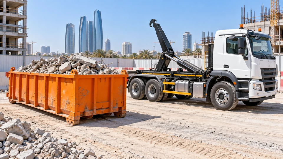 Concrete Waste Transportation in a UAE project setting