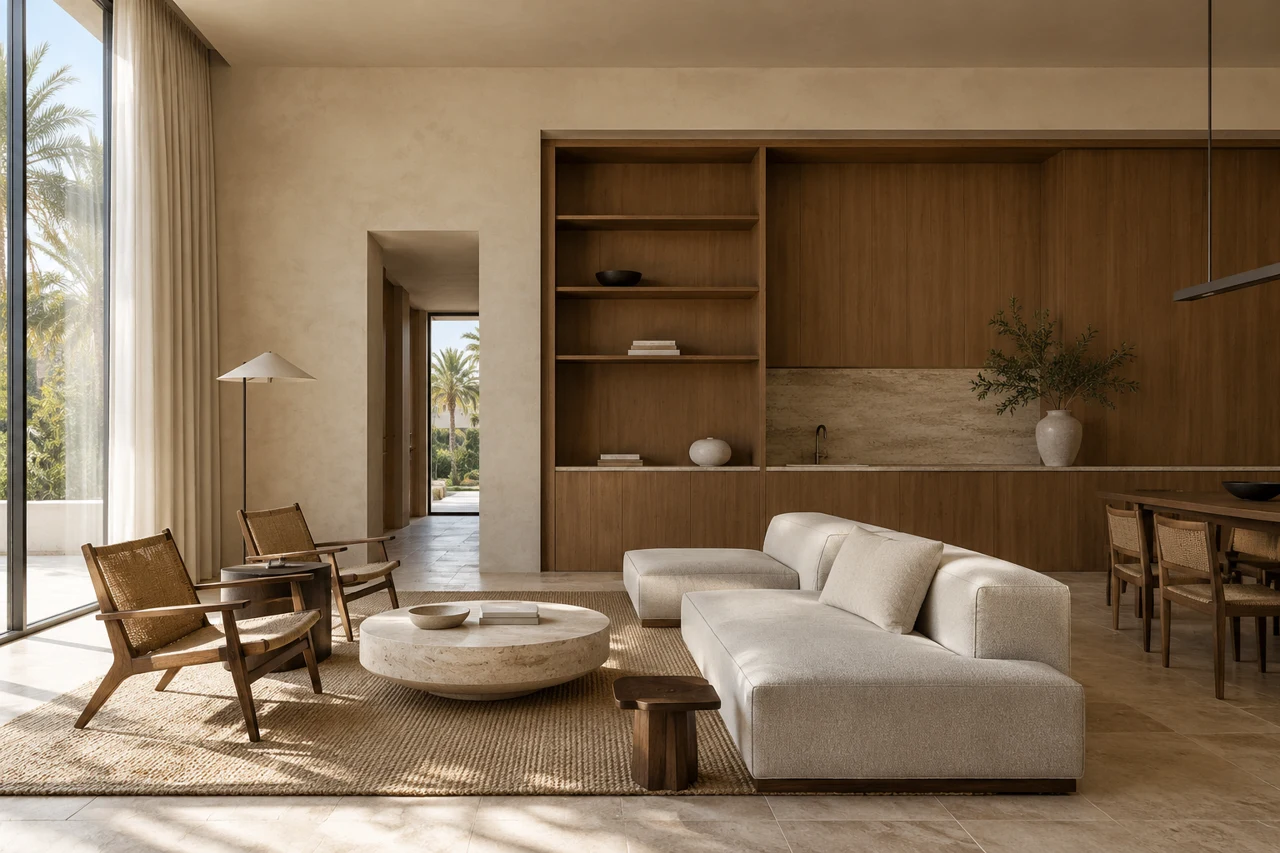 Contemporary interior finishes