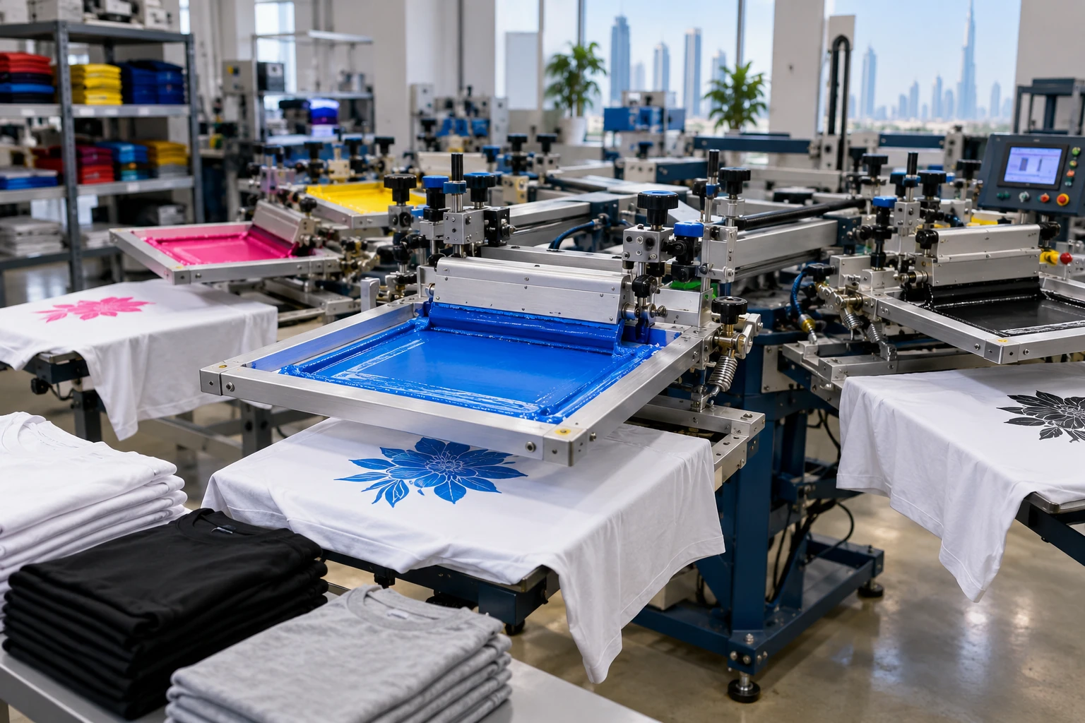 Fabrics, Textiles & Readymade Garments Screen Printing