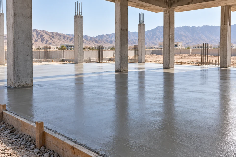 Ground floor slab / floor construction