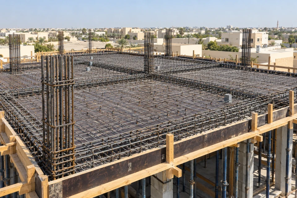 First-floor slab / roof slab (lentar)