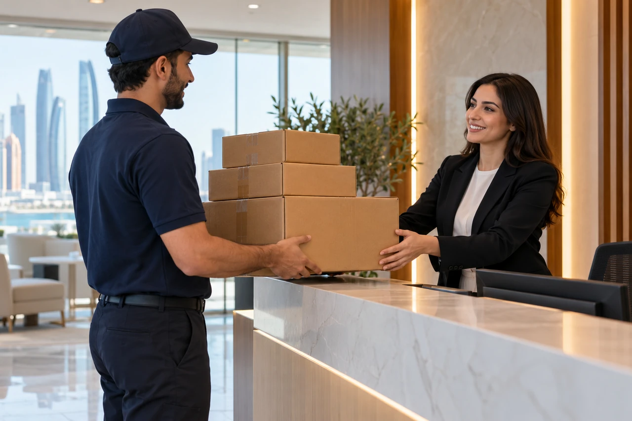 Business Delivery service illustration