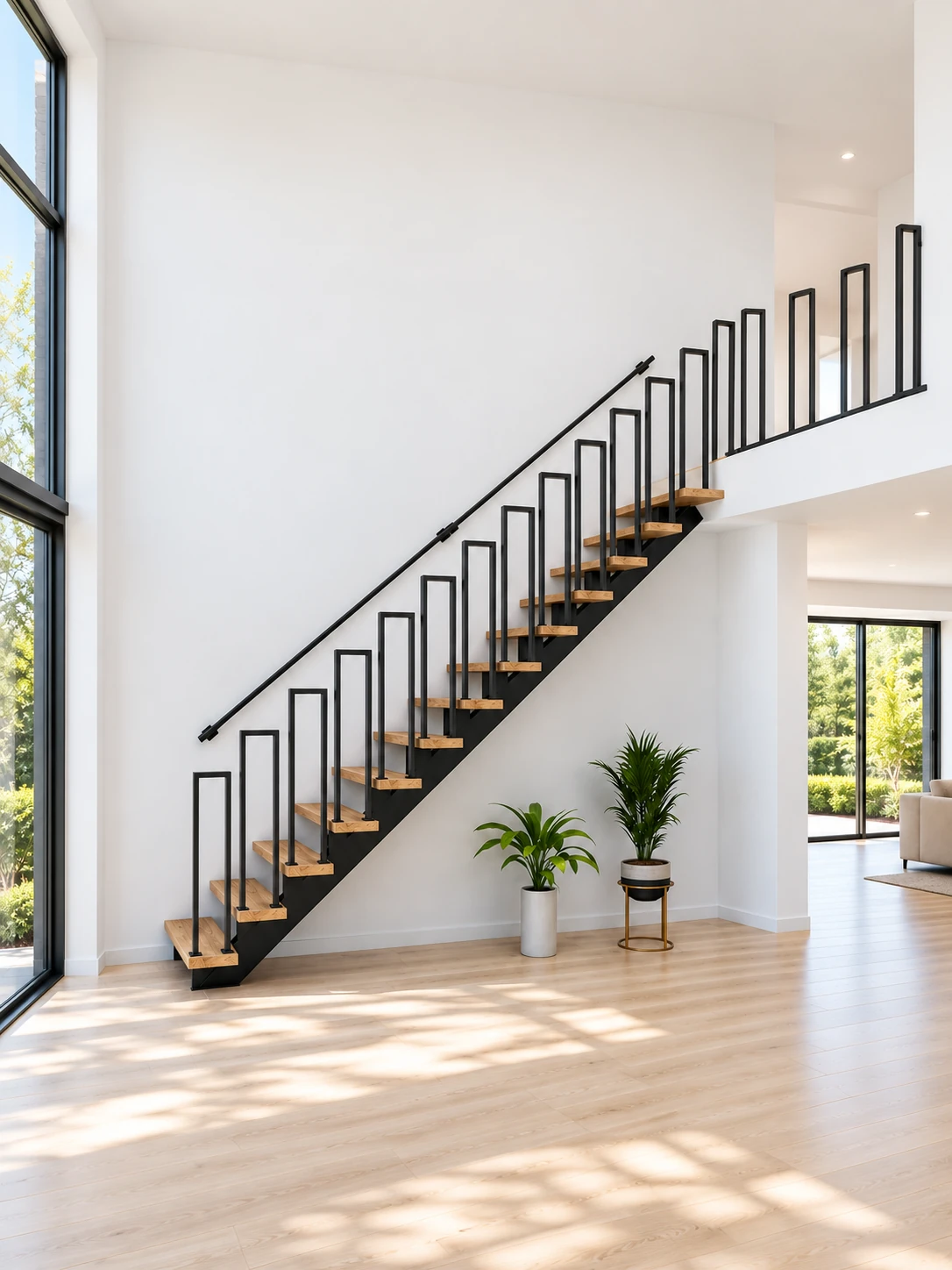 Explore spiral, straight, floating and custom steel staircases for indoor and outdoor settings, with stainless steel and glass combinations.