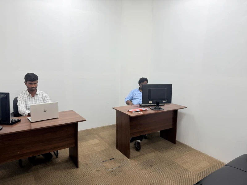 Client-supplied photograph of the Queens Line office