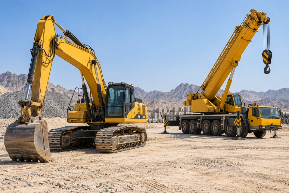 Heavy Equipment & Trucks Rental Service