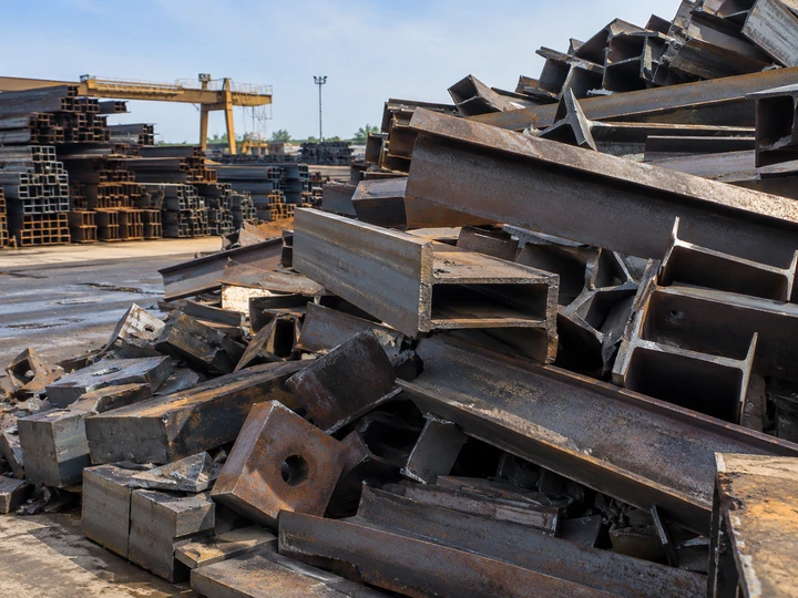 Illustrative recycling imagery for Steel