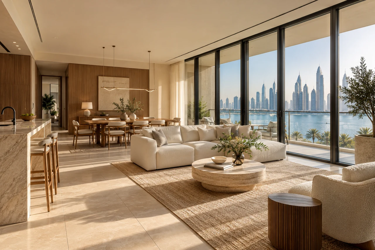 Bright contemporary UAE interior