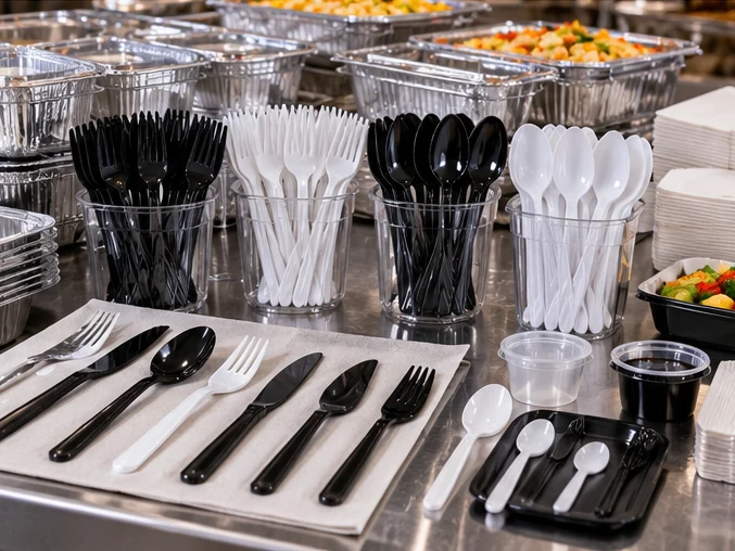 Plastic Cutlery & Trays