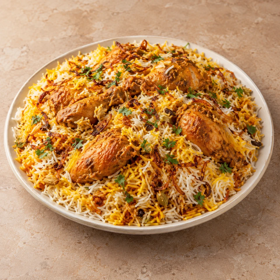Chicken Biryani — illustrative food photograph