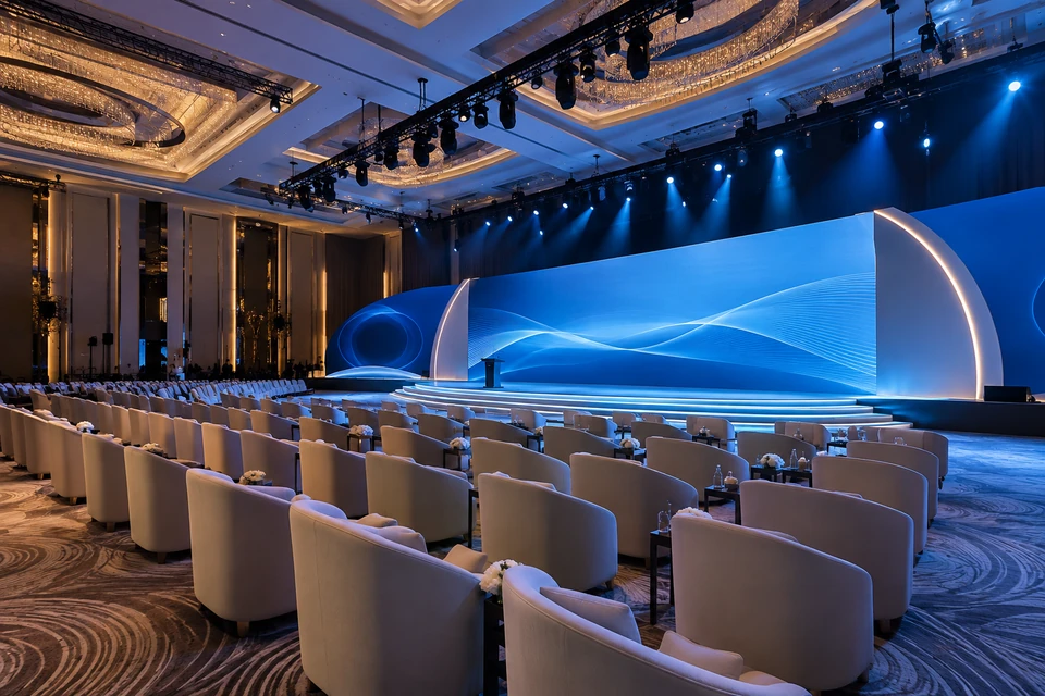 Events & Conferences illustrative event scene