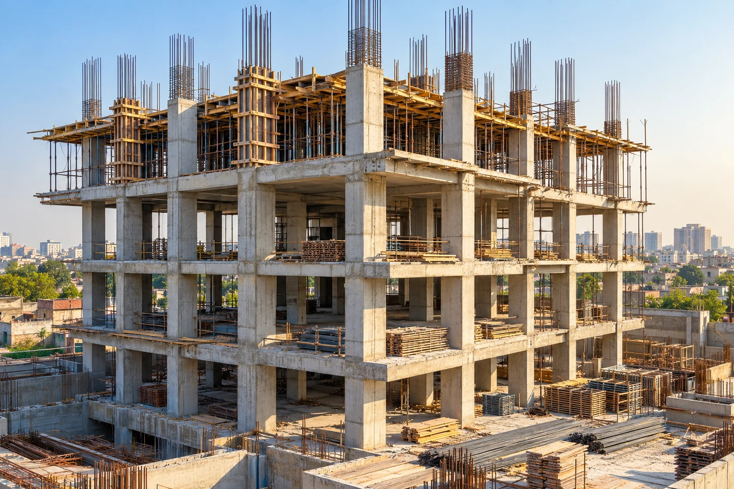 Construction Management — illustrative scene