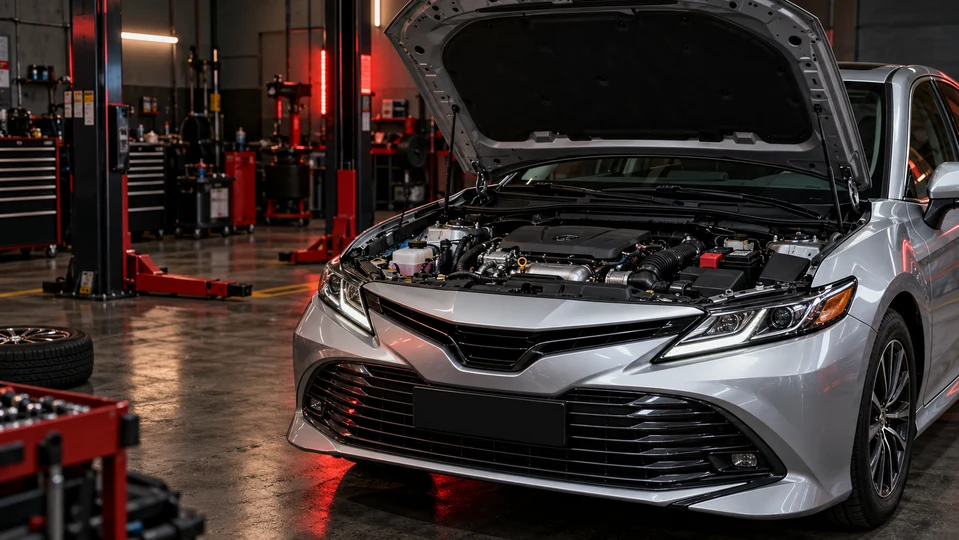 Representative automotive workshop photography