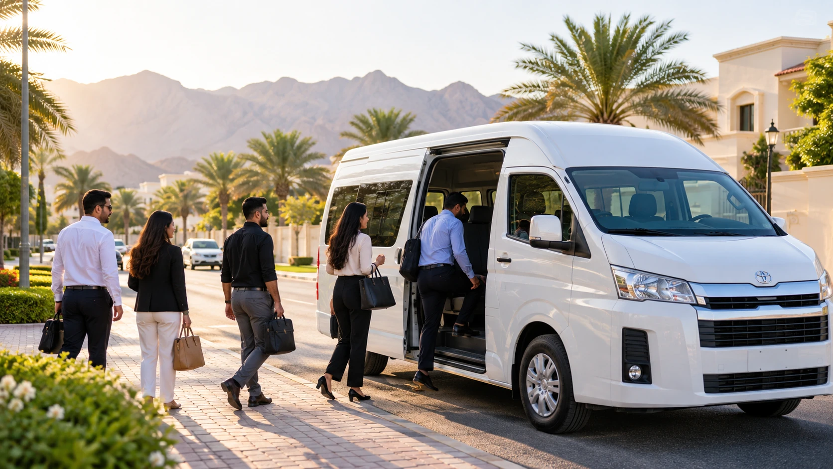 Staff pickup and drop transport