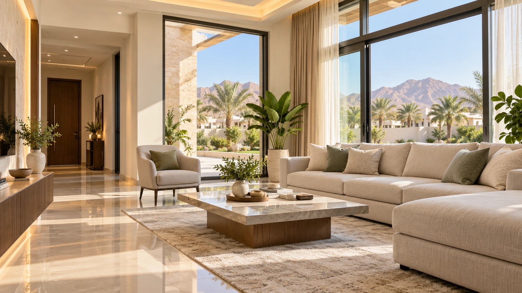 Clean modern interior in Al Ain