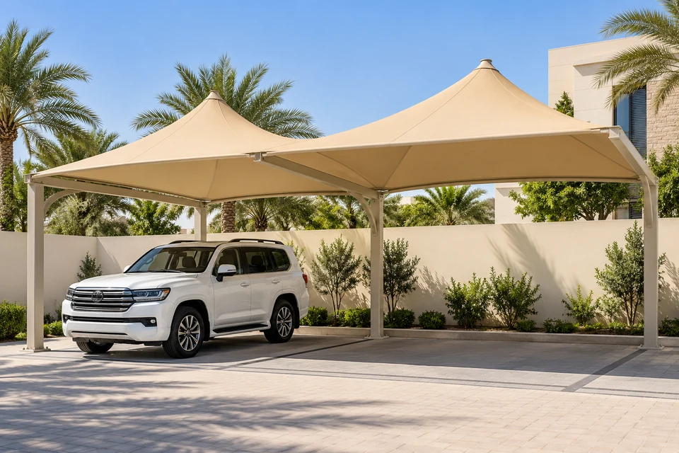 Car Parking Shades design illustration