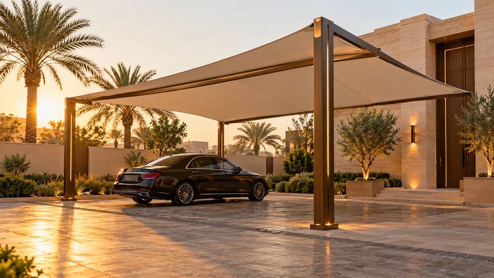 Illustrative VIP parking shade